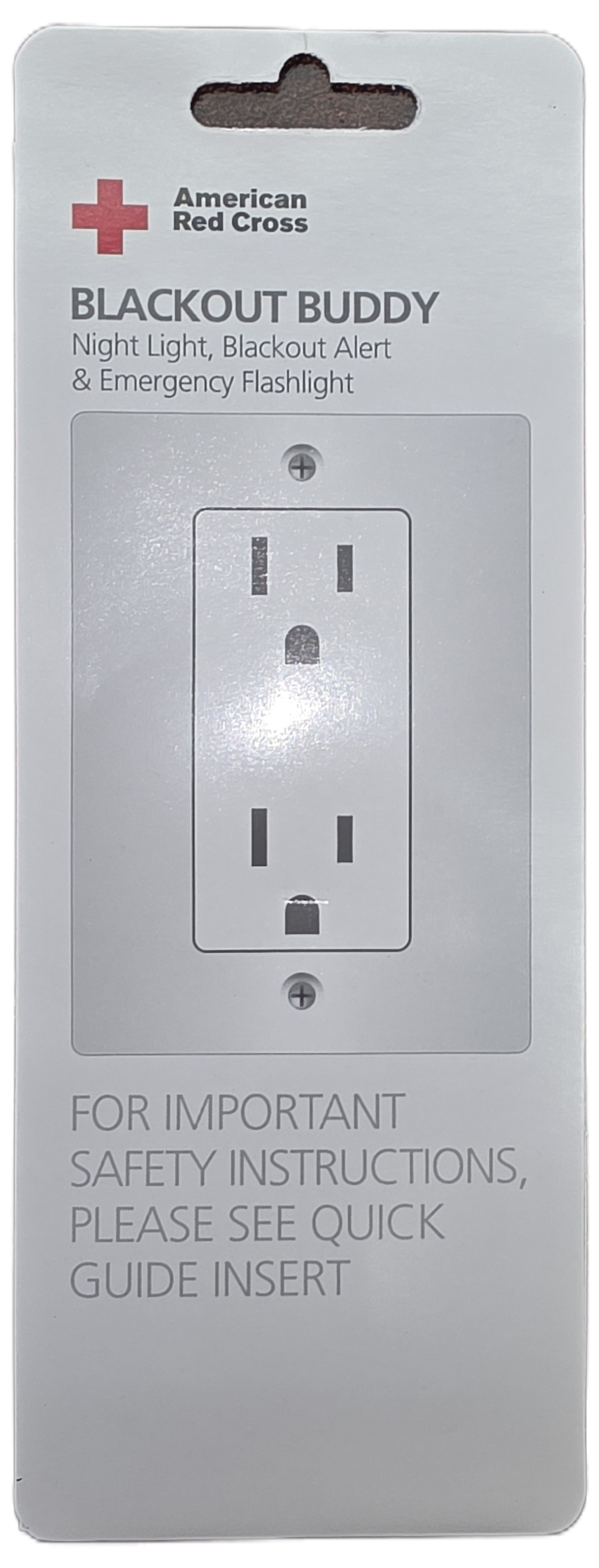 American Red Cross Eton Blackout Buddy Emergency LED Flashlight & Nightlight (4-Pack)