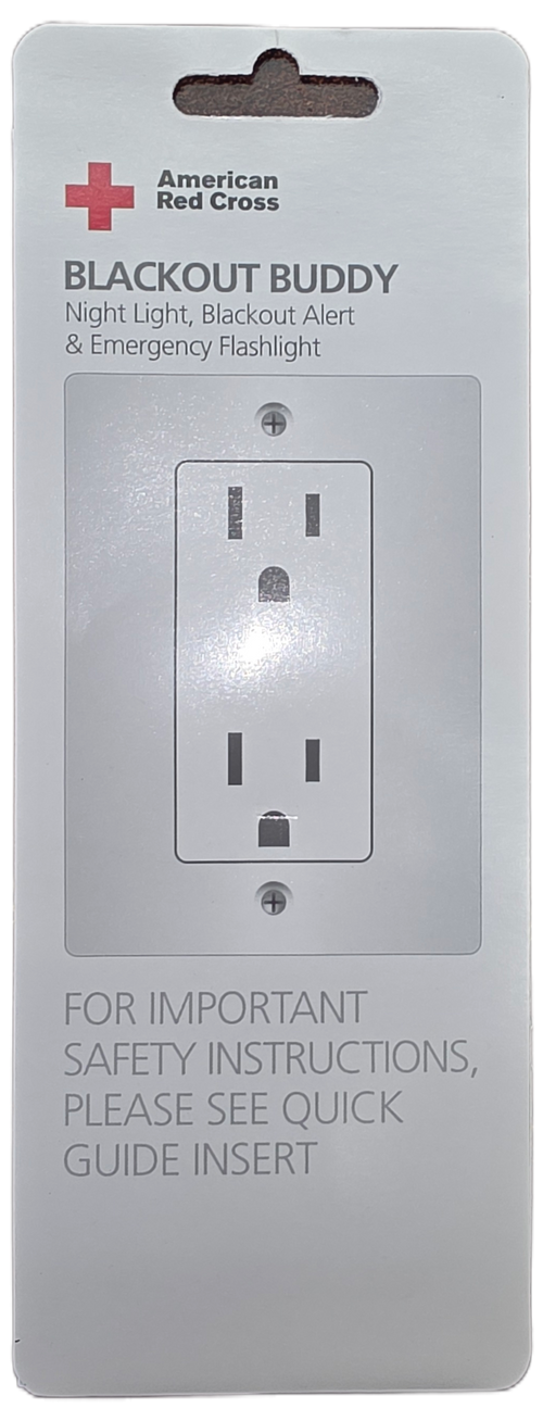 American Red Cross Eton Blackout Buddy Emergency LED Flashlight & Nightlight (4-Pack)